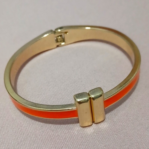 Jewelry - OPEN BANGLE! STAINLESS STEEL...ORANGE